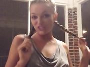 Lili Simmons Takes Her Tit Out