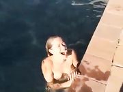 Topless Kristanna Loken Kissing Her Girlfriend Victoria Pal